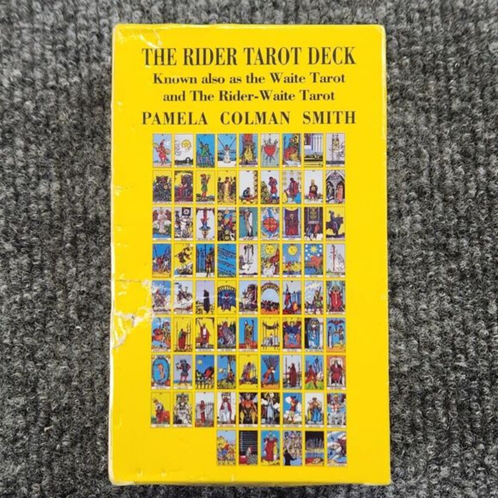 Vintage 1971 The‎ Rider Tarot Deck The Magician Sealed Complete Deck Instruction - Picture 2 of 5